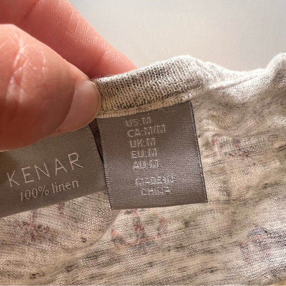 ☀️ Kenar gray linen anchor tank - Picture 3 of 5